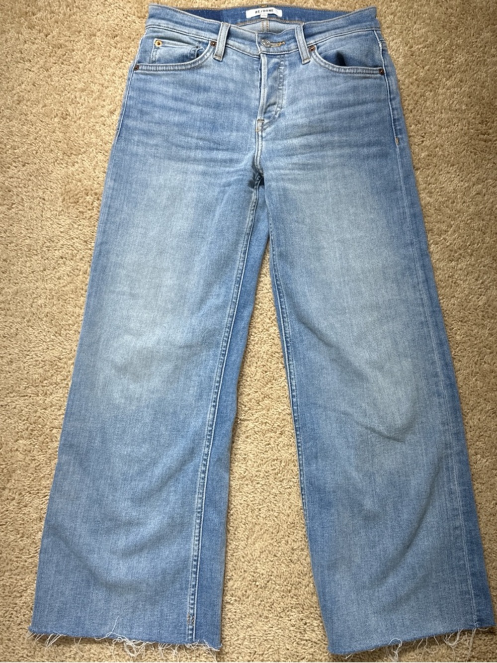RE/DONE | Levi’s Upcycled High Rise Wide Leg Crop - 24👖🏛️